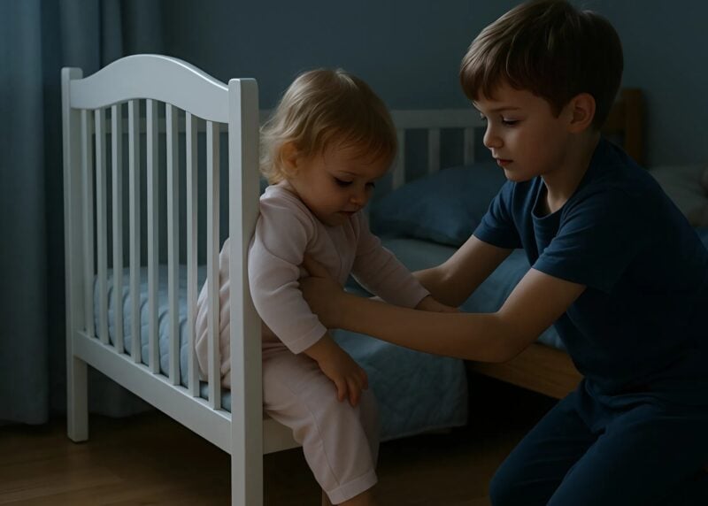 Молодые родители заметили, что их старший сын каждое утро ровно в 6 часов утра заходит в комнату младшего брата: они были в шоке, узнав причину