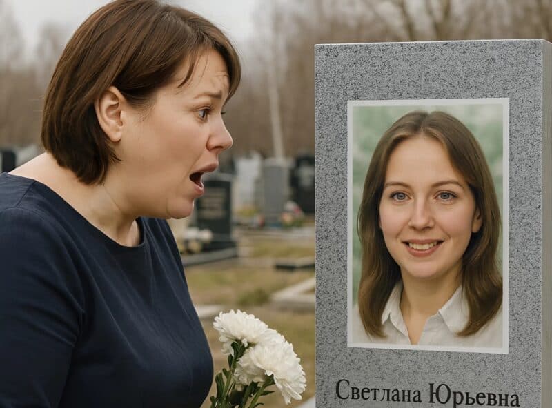 Ничего не сказав мужу, я поехала на могилу его первой жены, чтобы попросить у неё прощения: но когда я подошла к надгробию и увидела ее фотографию на памятнике, я была в ужасе 