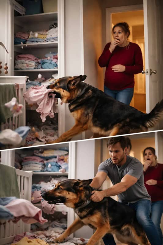 Моя собака неожиданно начала лаять на мою беременную жену и даже бросилась в её сторону, а затем стала разбрасывать вещи из шкафа: мы были в шоке, узнав причину такого странного поведения пса