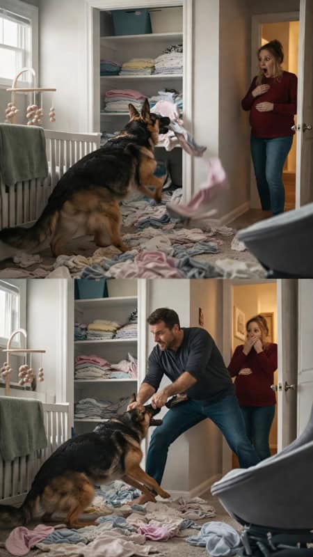Моя собака неожиданно начала лаять на мою беременную жену и даже бросилась в её сторону, а затем стала разбрасывать вещи из шкафа: мы были в шоке, узнав причину такого странного поведения пса