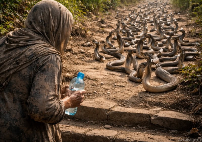 Женщина из жалости помогла змее в сильную жару, но старушка даже представить не могла, каким ужасом для неё обернётся этот добрый поступок